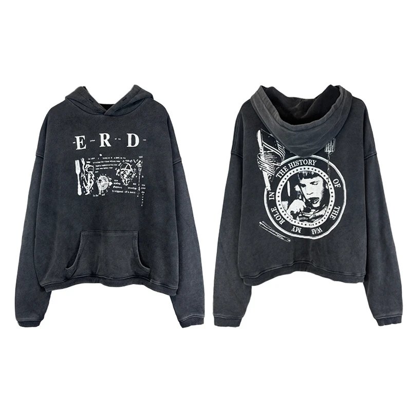 ERD washed used hoodie * 89