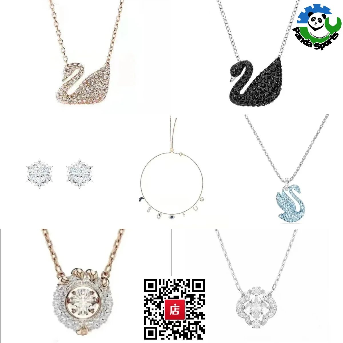 Swarovski Swan Necklace [40 st