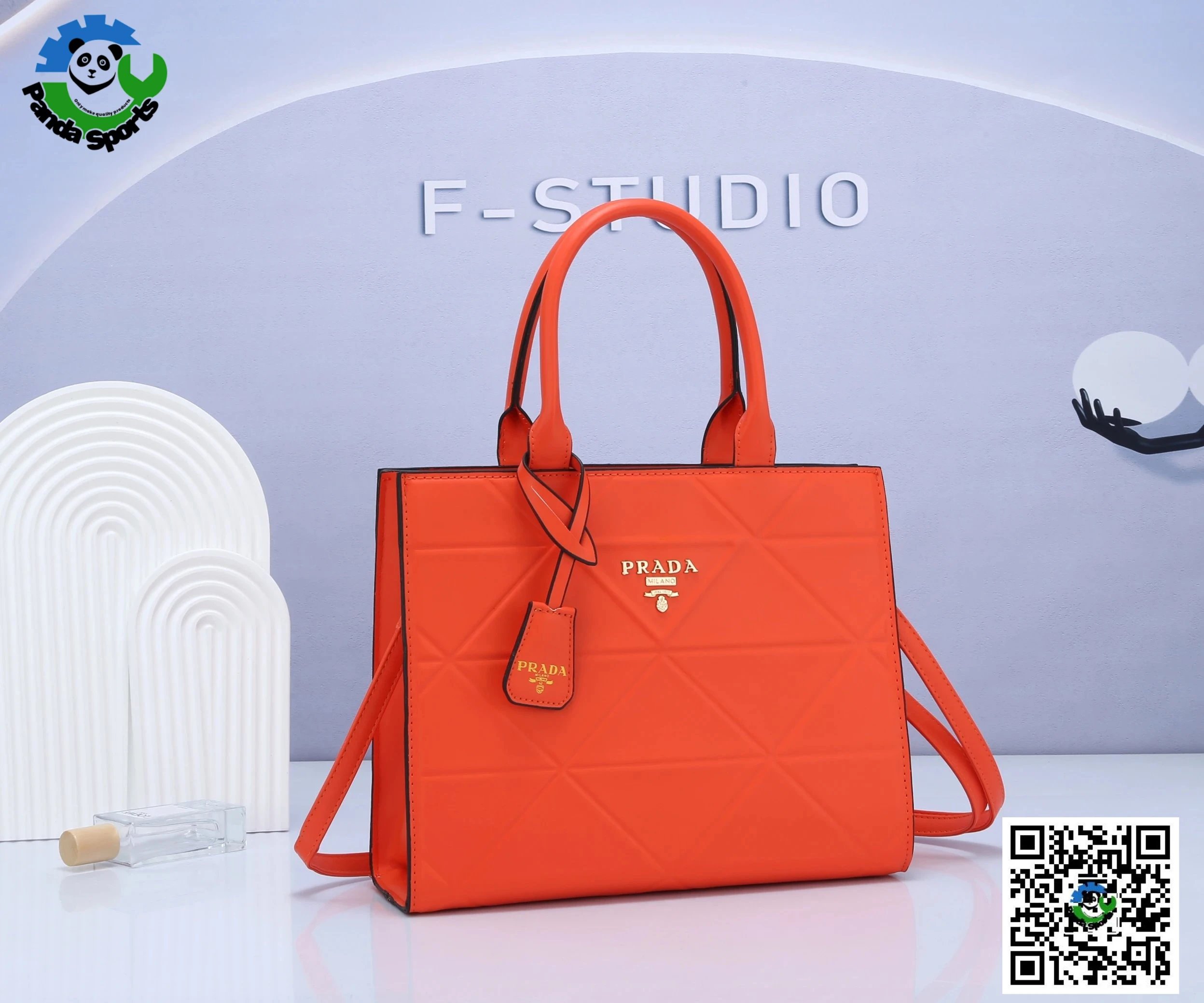 Prada Re-Edition 2005 Gray Shoulder Bag - 5