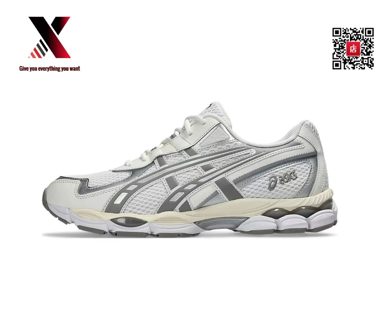 Asics Gel Kayano White Gray Ru