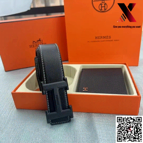 Hermes H Buckle Belt + Wallet 