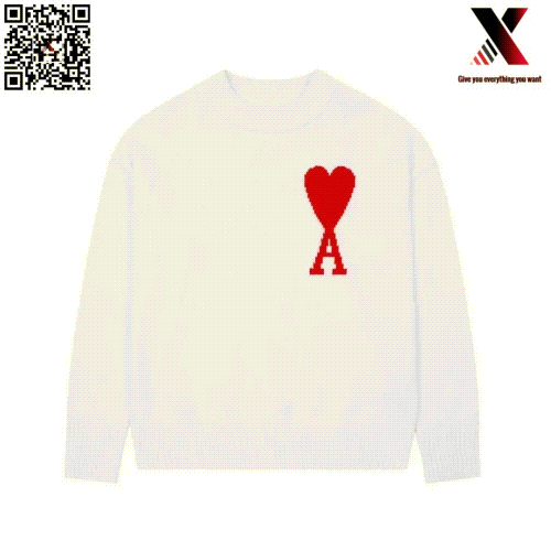 Ami Paris Heart Logo Sweater [