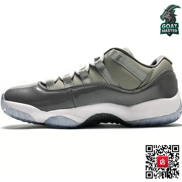 Air Jordan 11 Low White Sneakers - 5