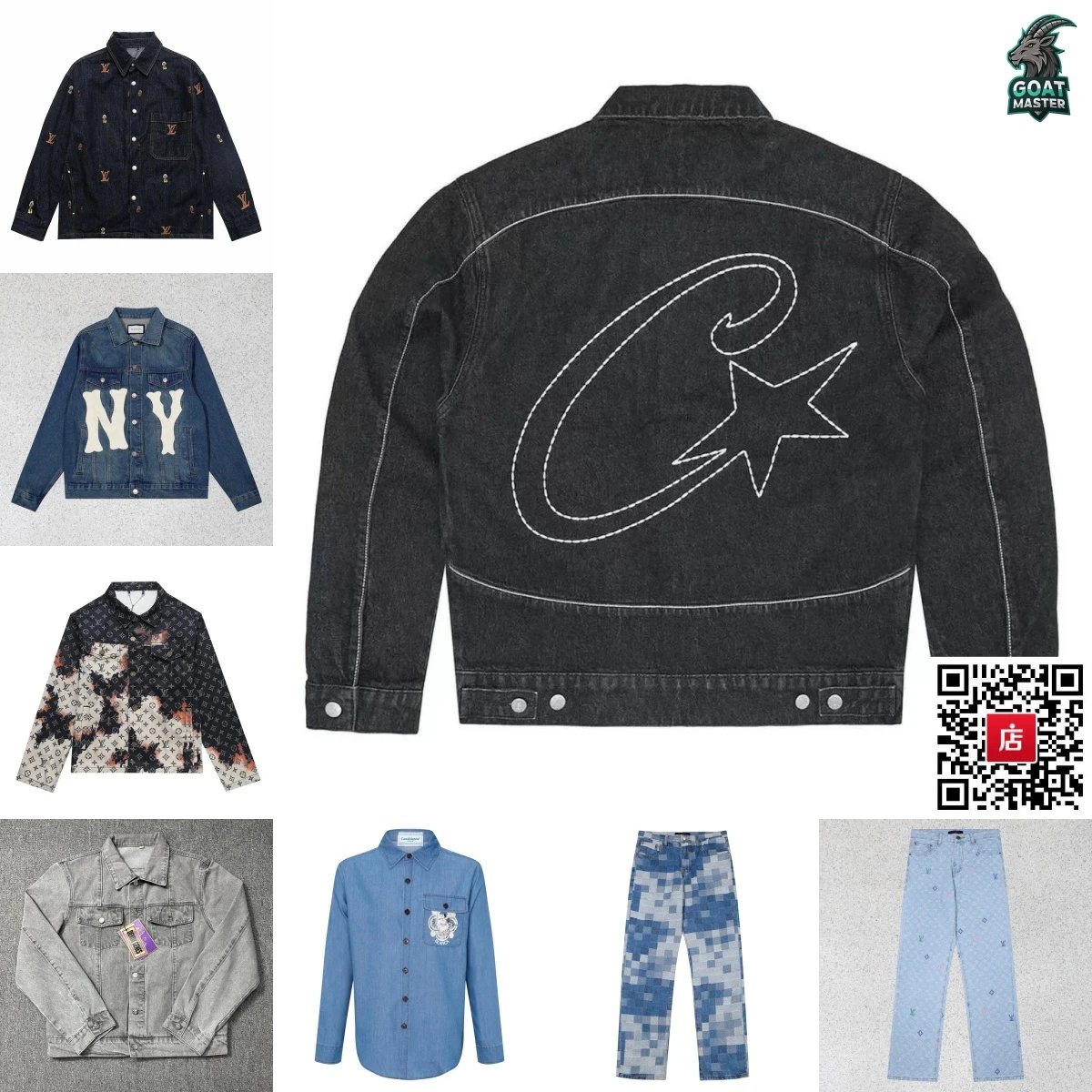 Corteiz Denim Jacket [38 style