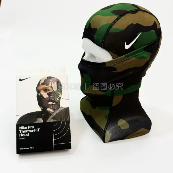 Nike Pro Therma-FIT Hood Camo Multicolor Balaclava - 1
