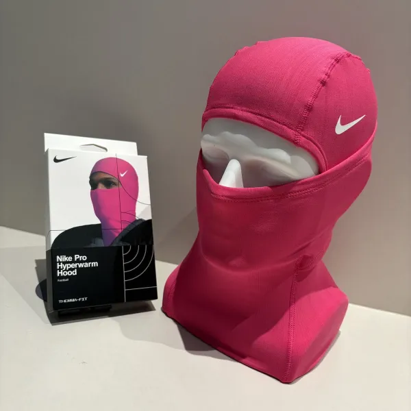 Nike Pro Hyperwarm Hood Pink Activewear - 1