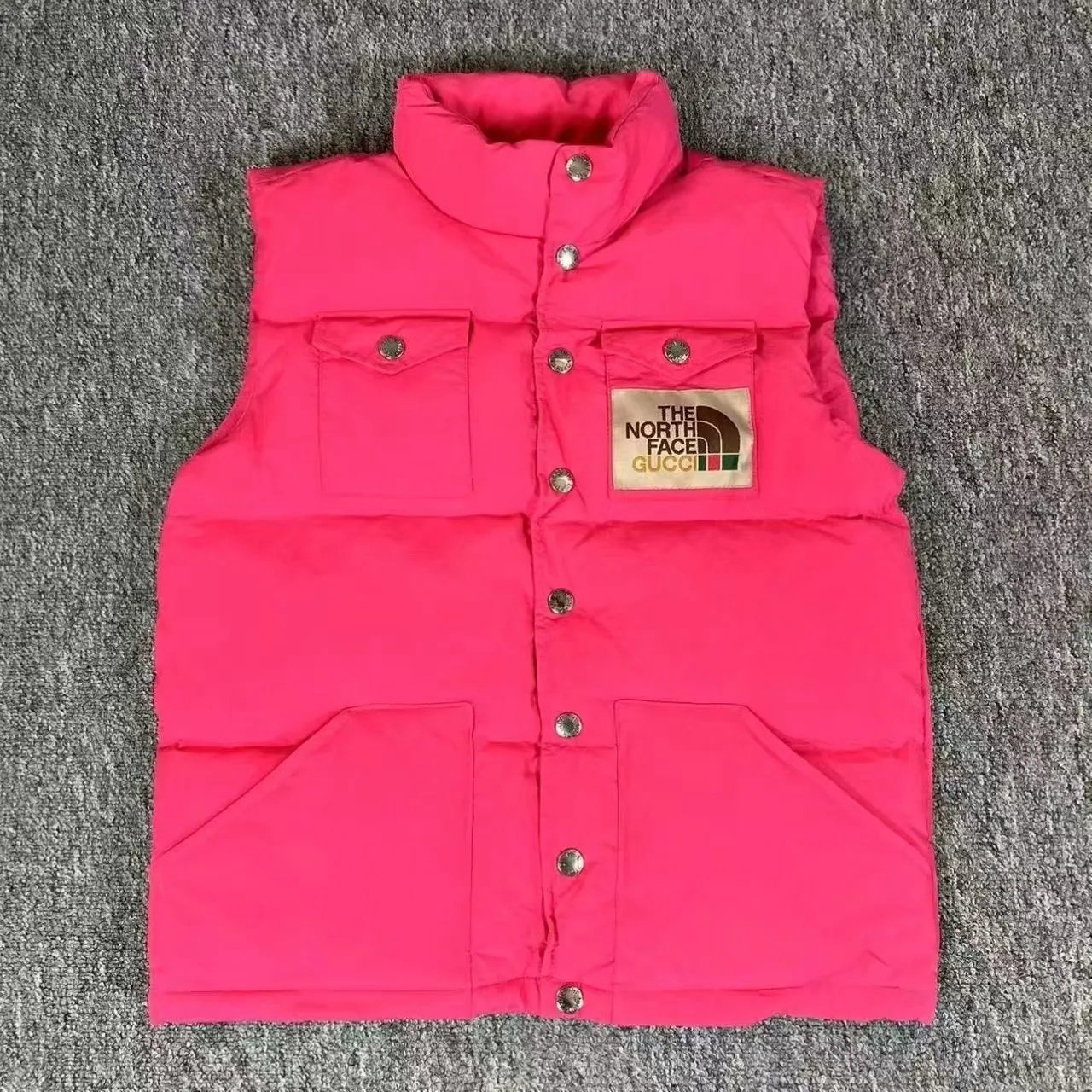 The North Face x Gucci Puffer Vest White Multicolor - 5