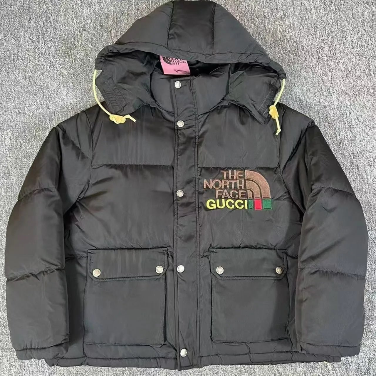 The North Face x Gucci Puffer Vest White Multicolor - 10