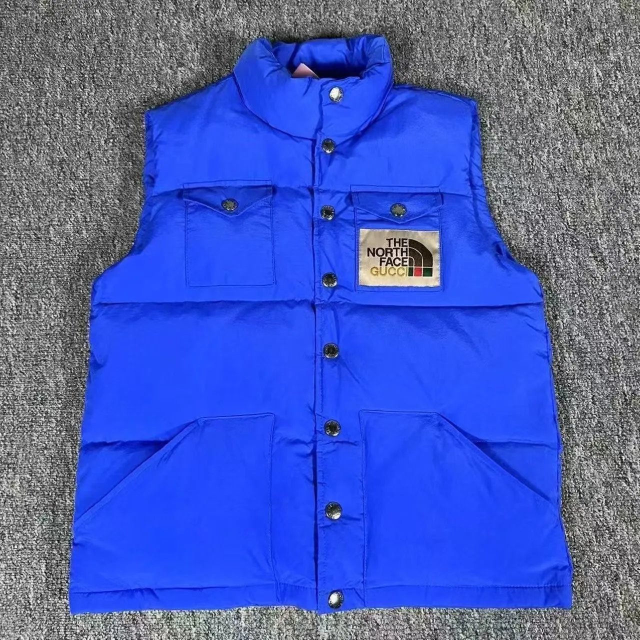 The North Face x Gucci Puffer Vest White Multicolor - 8