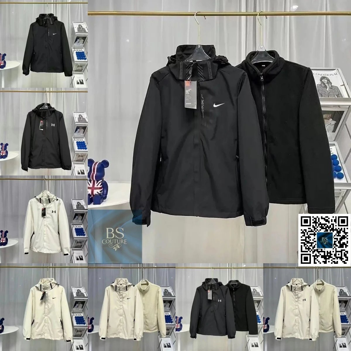 Nike Black Windbreaker Jacket