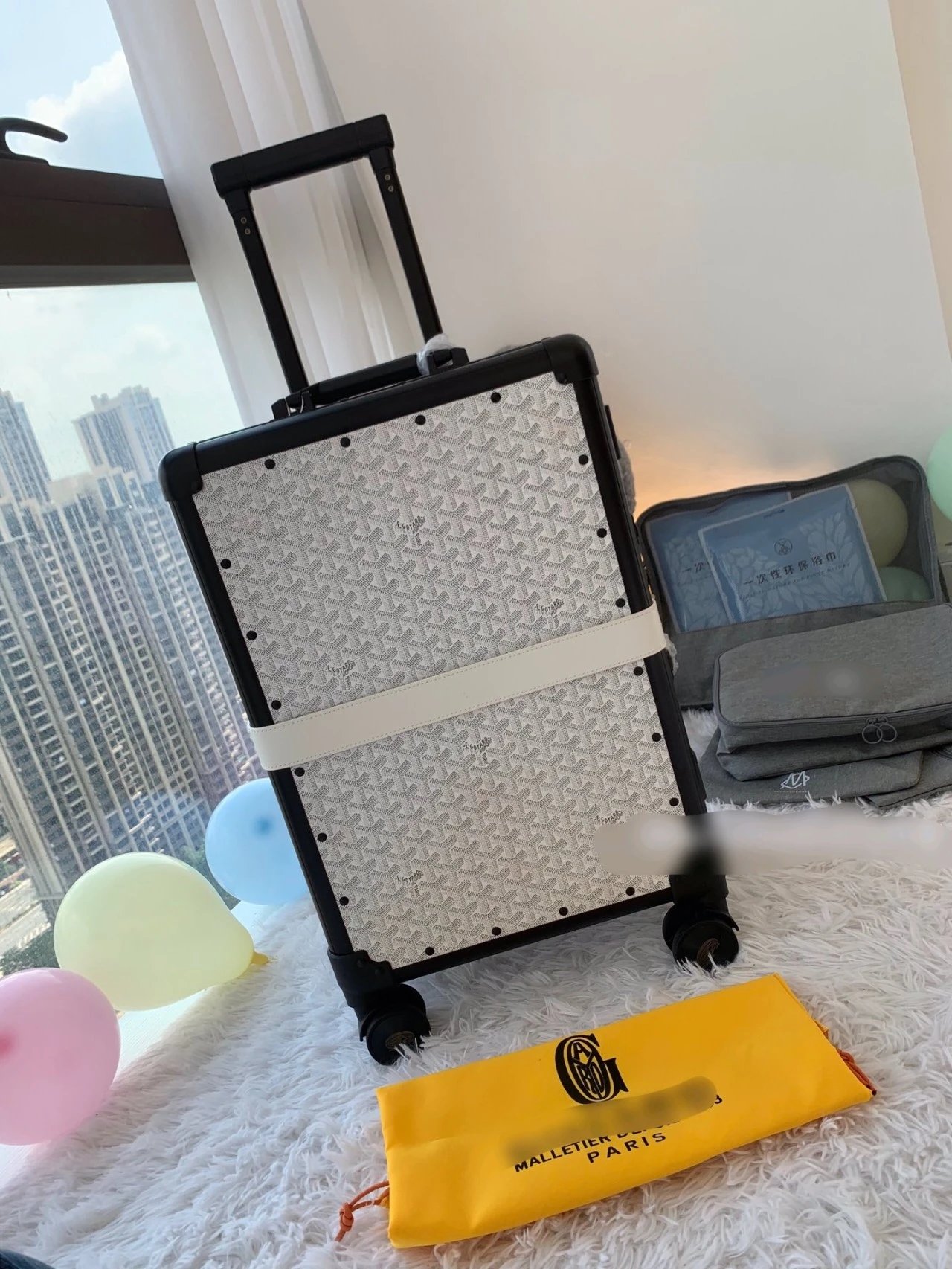 Goyard Rolling Suitcase