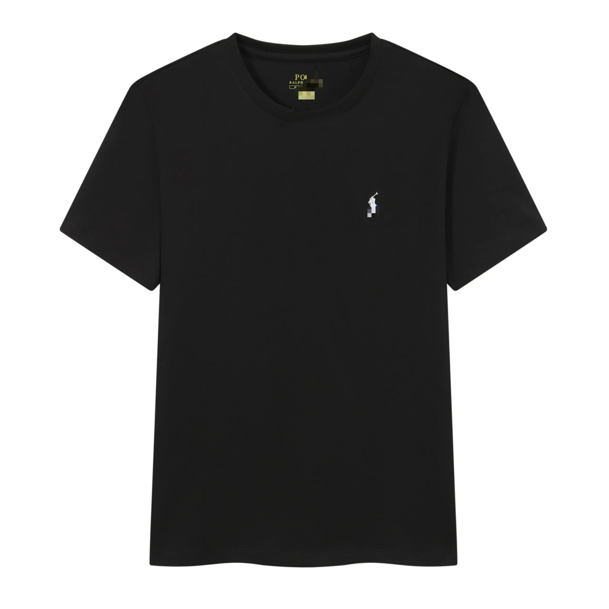Summer classic Pony label cotton round neck solid color embroidered Tshirt 9