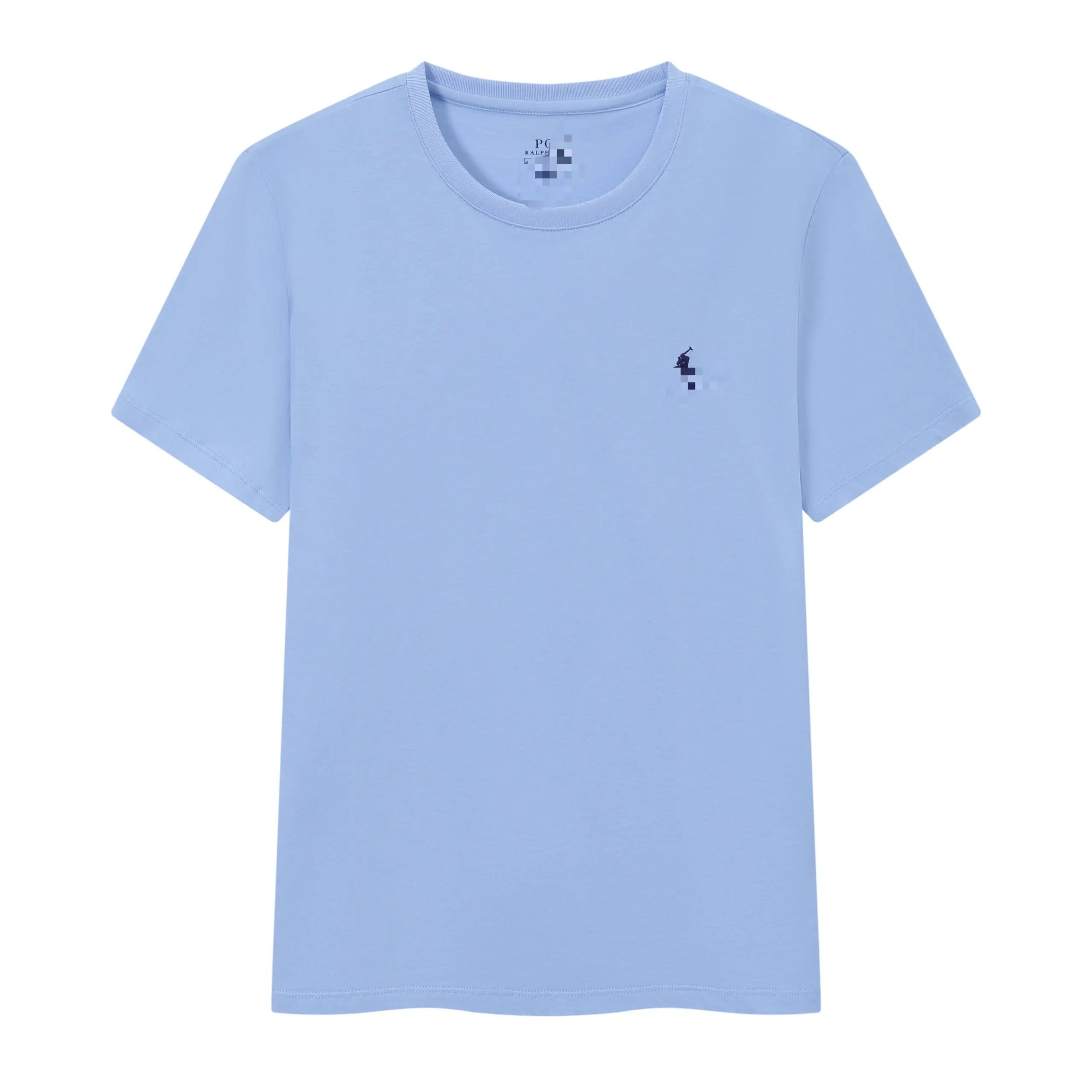 Summer classic Pony label cotton round neck solid color embroidered Tshirt 13