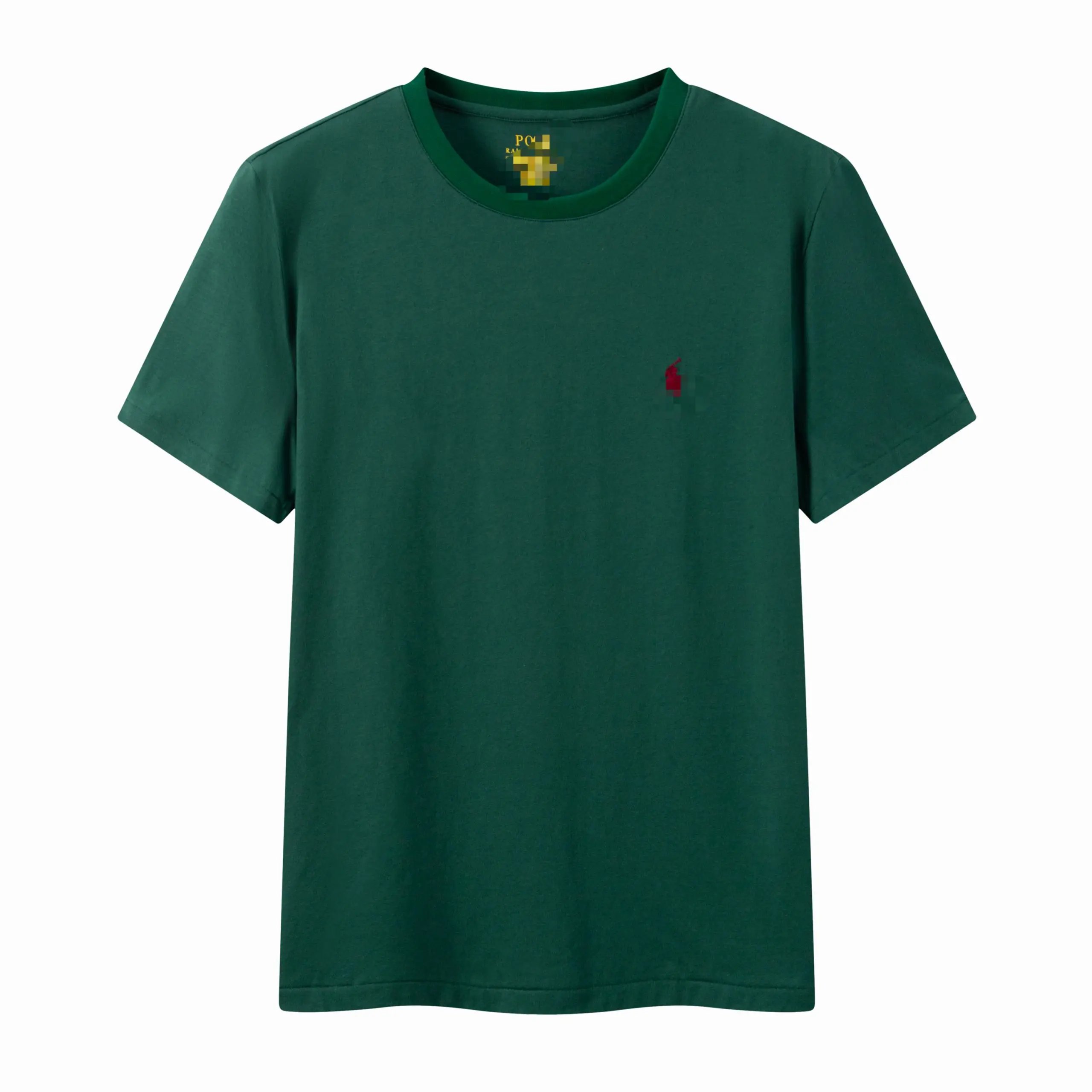 Summer classic Pony label cotton round neck solid color embroidered Tshirt 12
