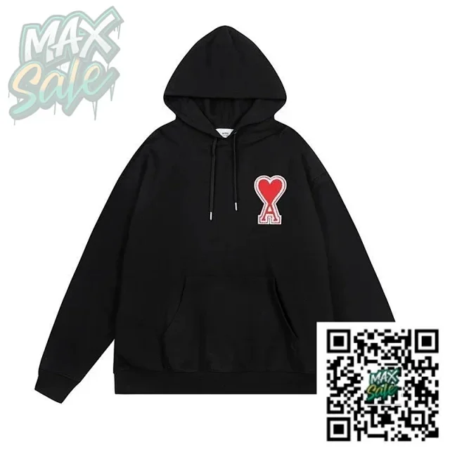 AMI Paris Knitwear Heart Logo Crewneck Knit Sweater product detail image 5