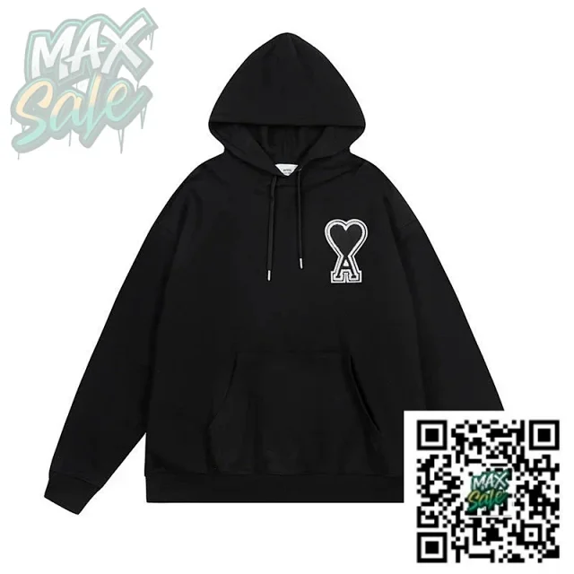 AMI Paris Knitwear Heart Logo Crewneck Knit Sweater product detail image 10