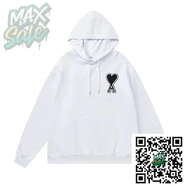 AMI Paris Knitwear Heart Logo Crewneck Knit Sweater product detail image 9