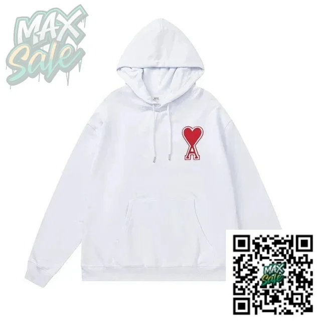 AMI Paris Knitwear Heart Logo Crewneck Knit Sweater product detail image 8