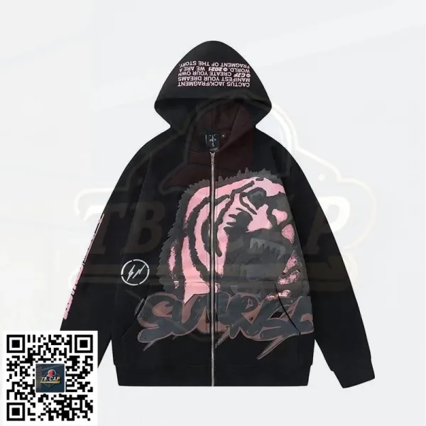 TB. CAP Graphic Hoodie Brown - 11