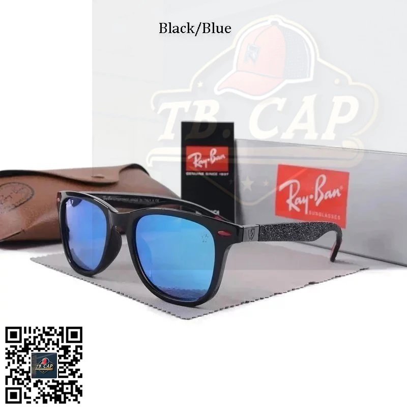 Ray-Ban Wayfarer Blue Mirror Sunglasses - 13