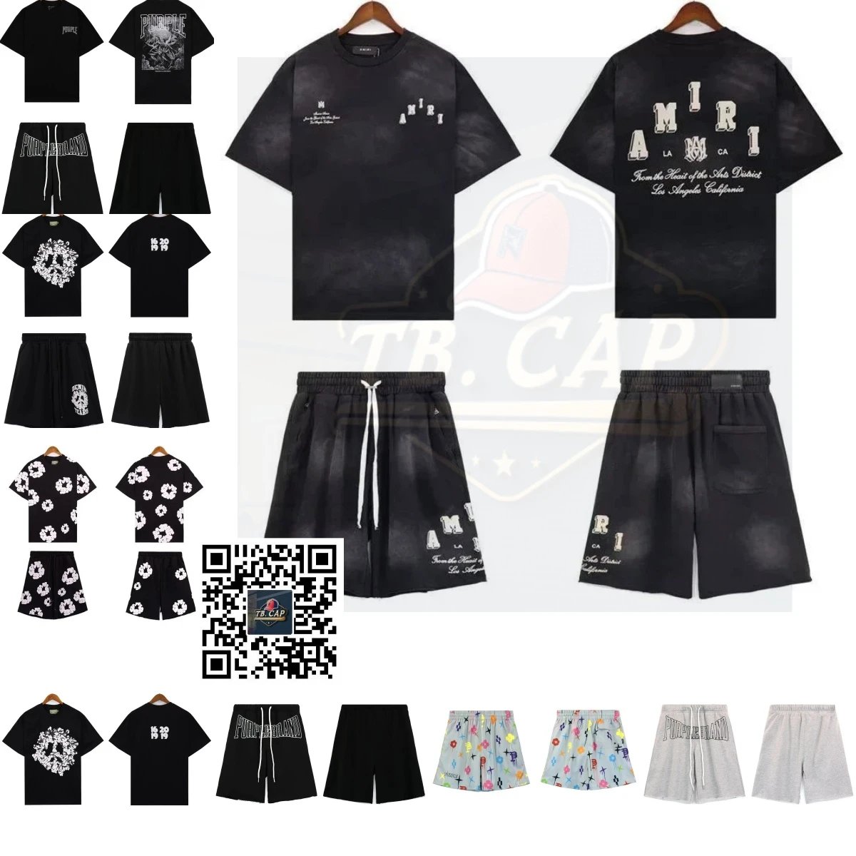 Amiri T-Shirt/Shorts [1 style]
