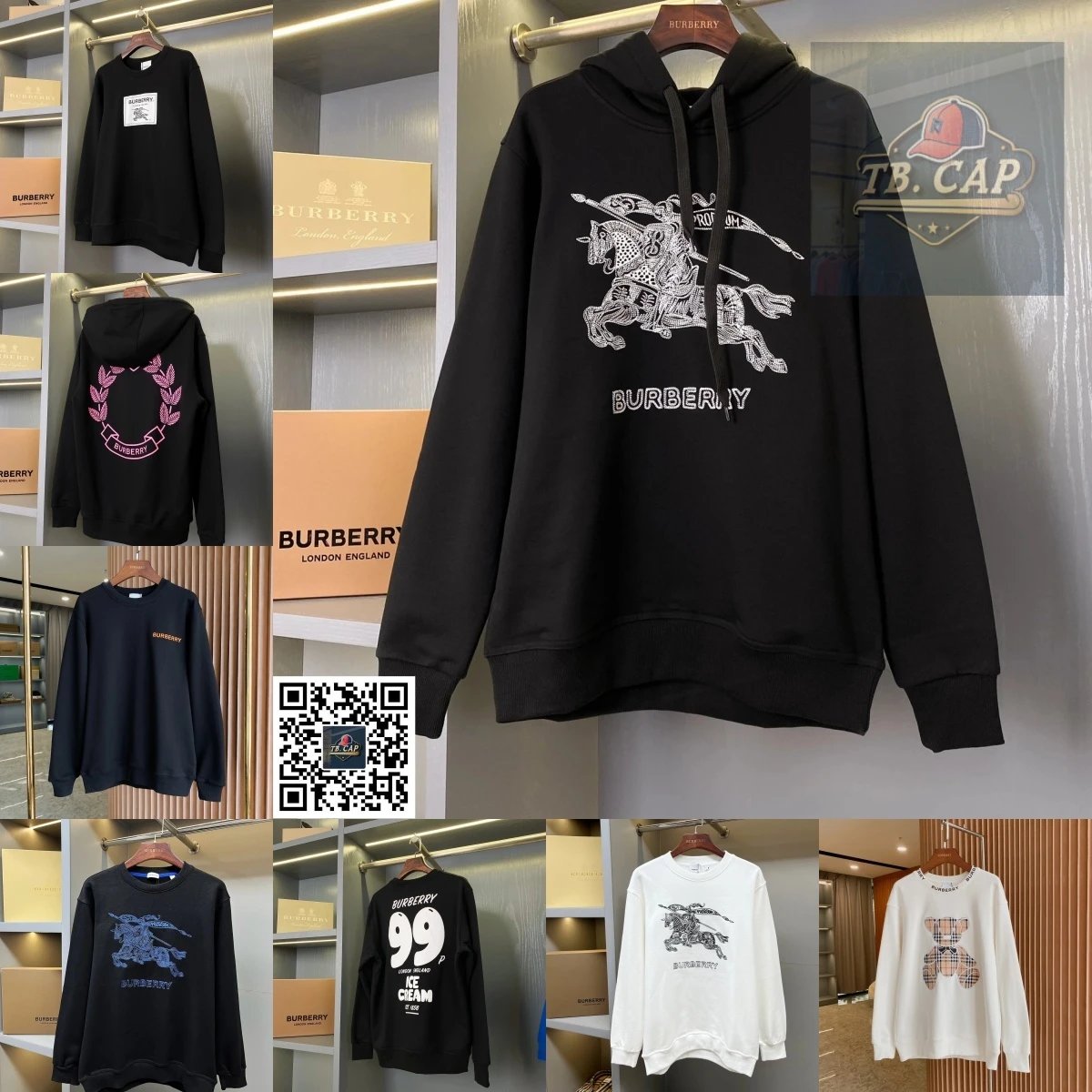 Burberry Equestrian Knight Hoo