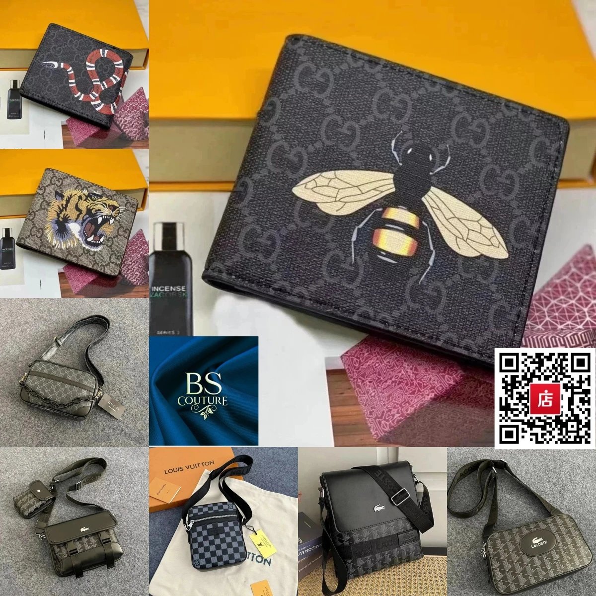 Gucci GG Supreme Wallet [33 st