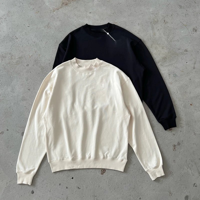 Embroidered Round Neck Hoodie
