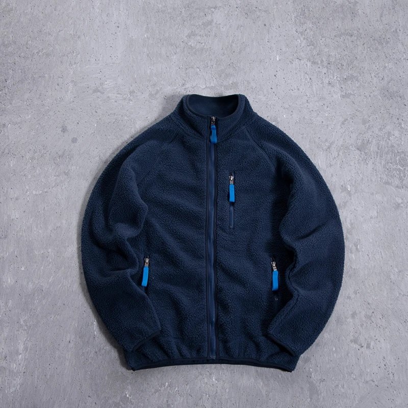 Lamb Fleece Stand Collar Jacket photo 5