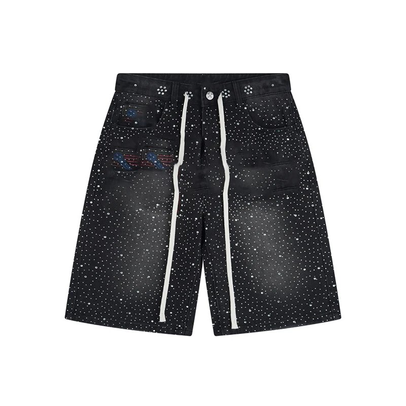 Iced Out Jorts Jean Shorts