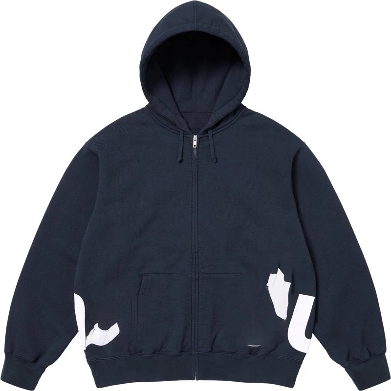 Big Logo Zip Up Hoodie