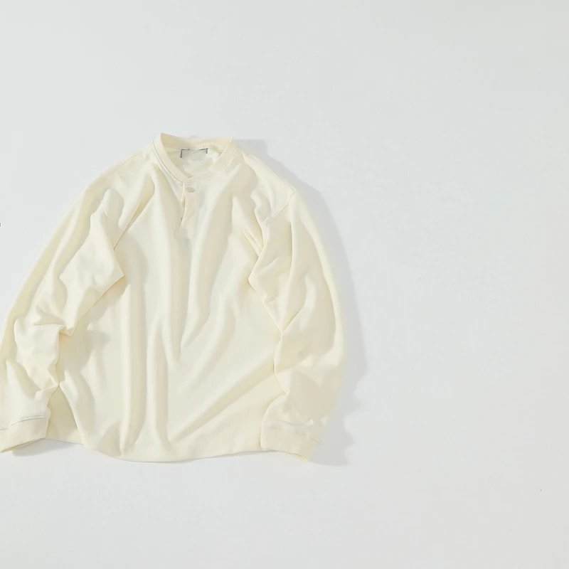 Waffle Henley Long Sleeve