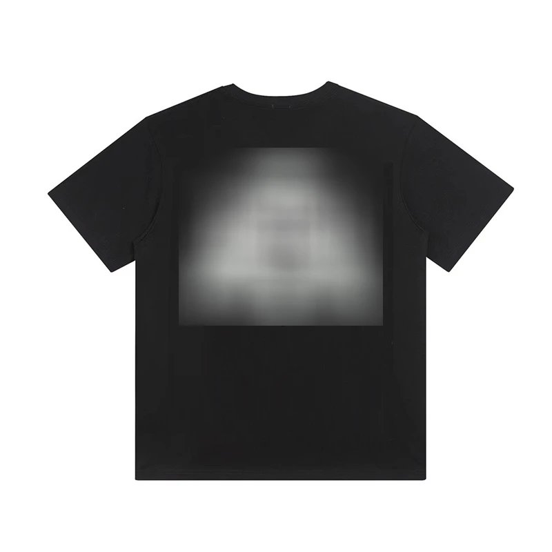 Damo Graffiti Seagull Logo Round Neck Short Sleeve T-Shirt