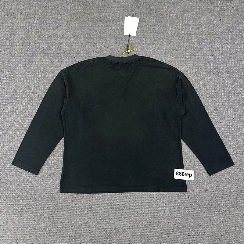 Small Logo Letter Print Long Sleeve Tee