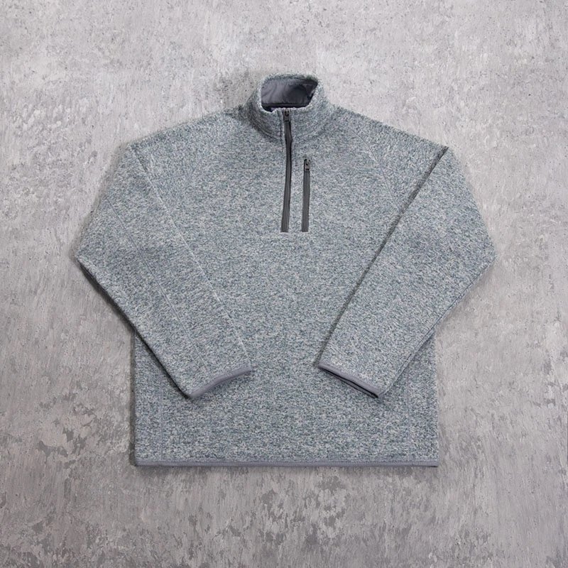 Stand Collar Cationic Half-Zip Jacket photo 2