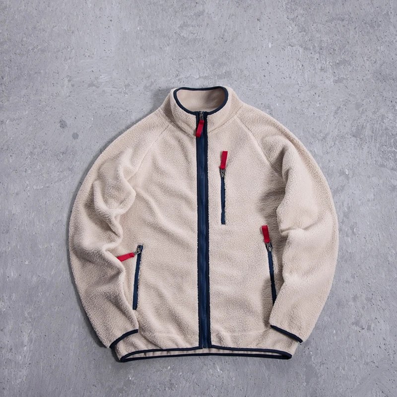 Lamb Fleece Stand Collar Jacket photo 6