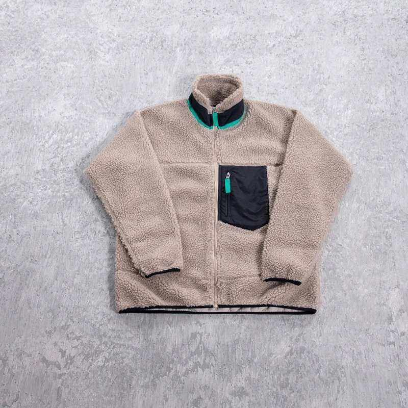 Fleece Stand Collar Jacket with Chest Pocket photo 7