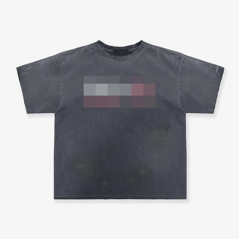 Survivor Slogan Logo Distressed Short Sleeve T-Shirt