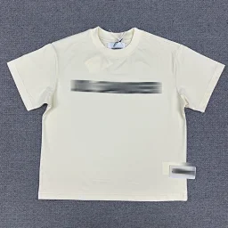 thumbnail for Minimalist letter slogan printed logo short sleeved T-shirt