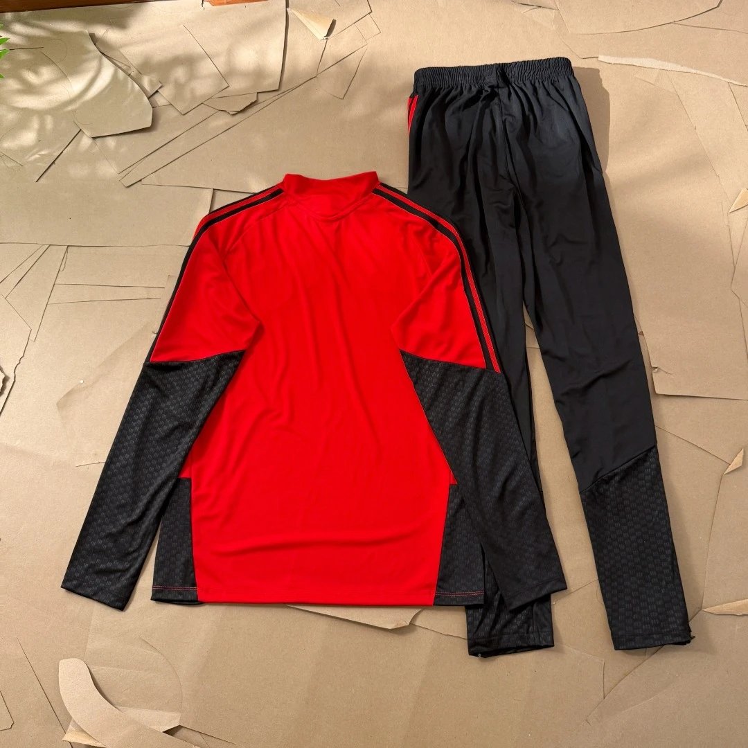 Quick-Dry Sports Half-Zip Long Sleeve Football Jersey photo 6