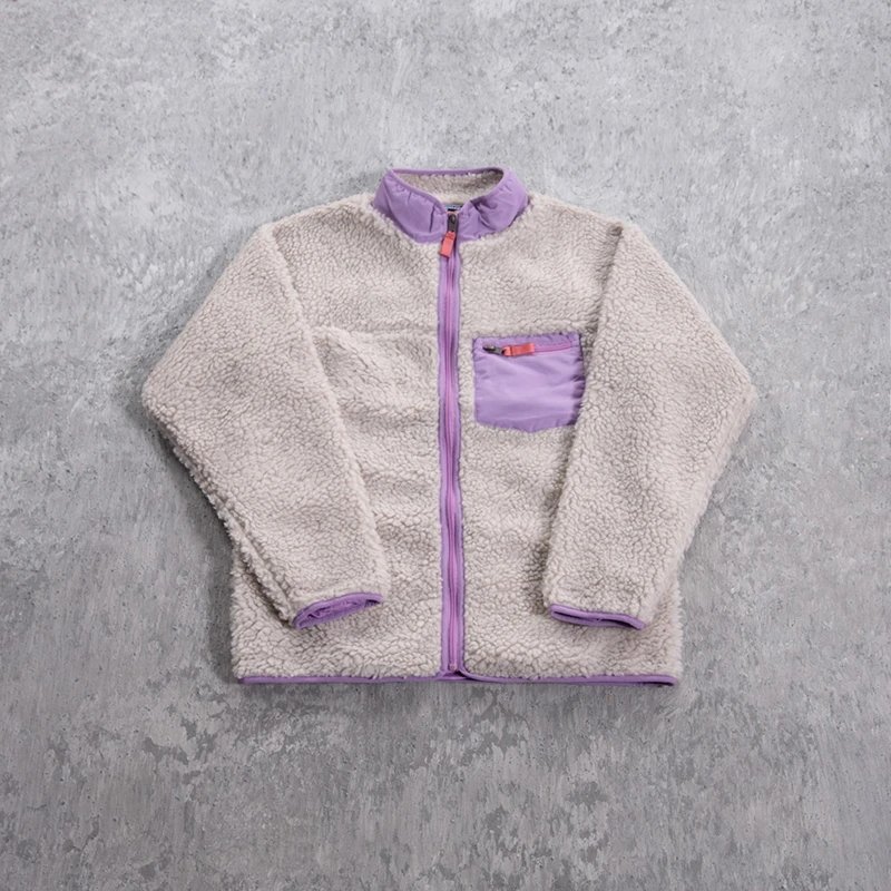 Small Logo Fleece Stand Collar Jacket