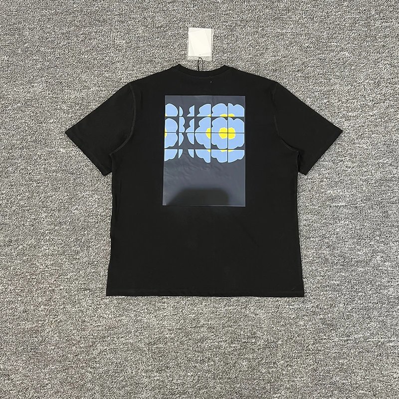 Flower Poster T-Shirt Black