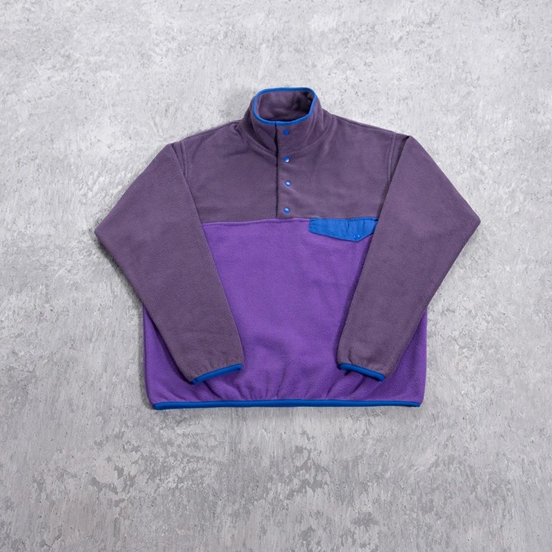 Fleece Button Stand Collar Jacket photo 4