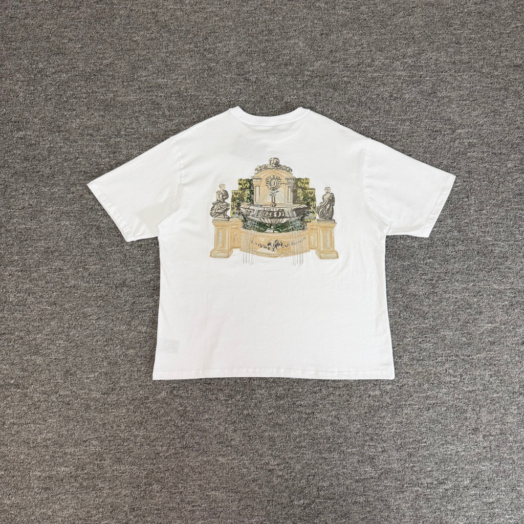 Fountain Embroidery T-Shirt