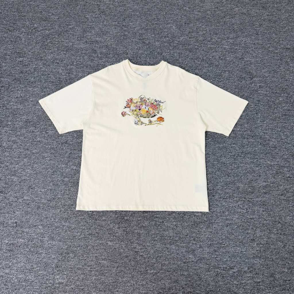 Floral Embroidered Tee