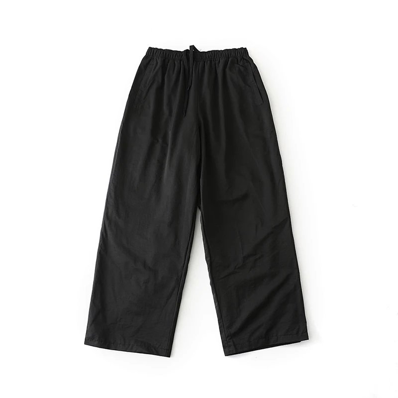 Embroidered Woven Casual Track Pants