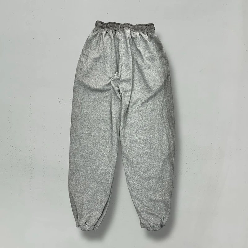 Spray-Painted Distressed Wide-Leg Trousers