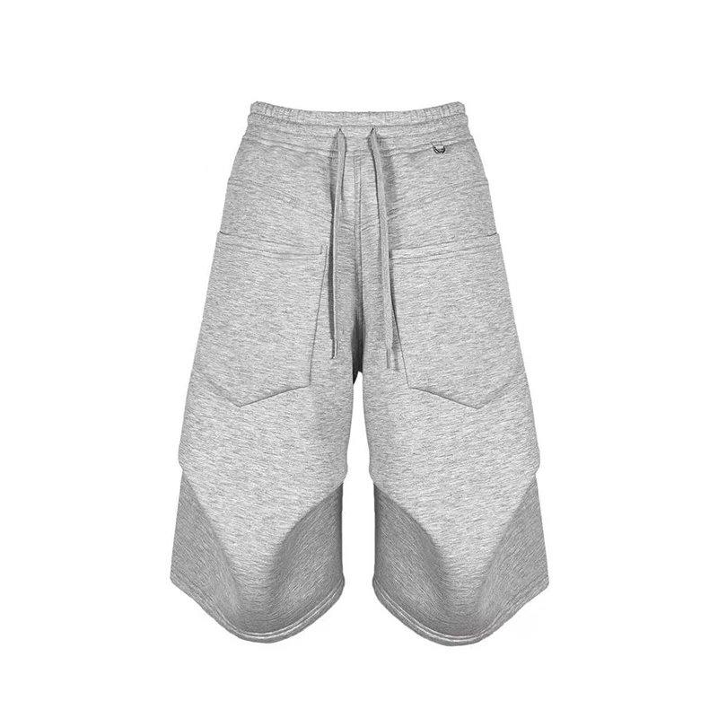 Space Cotton Three-Dimensional Seven Inch Sweatpants