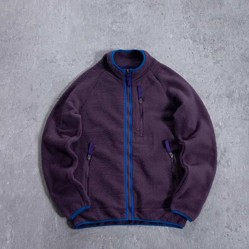 Lamb Fleece Stand Collar Jacket photo 3