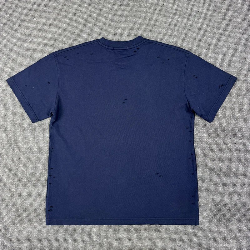 Broken Button Logo Letter T-Shirt